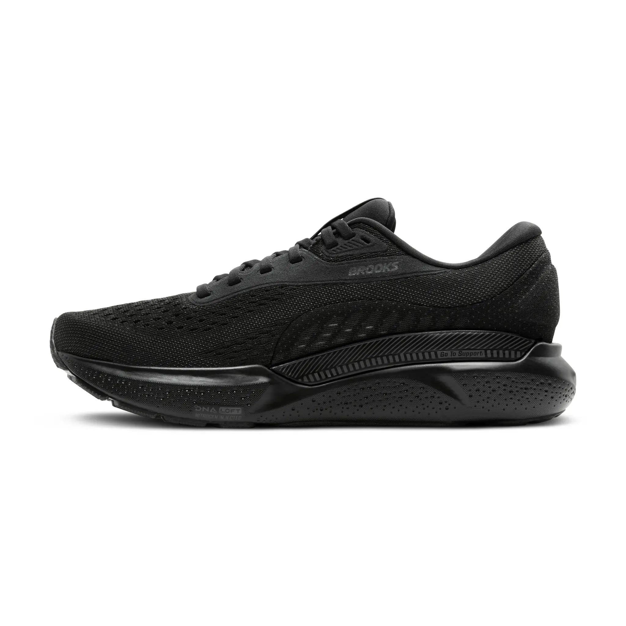 Brooks Womens Trainer Adrenaline GTS 24 Black/Black/Ebony