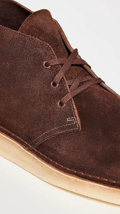 Clarks Men's Desert Coal Chukka Boot, British Tan Suede
