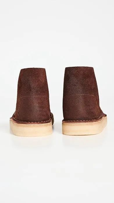 Clarks Men's Desert Coal Chukka Boot, British Tan Suede
