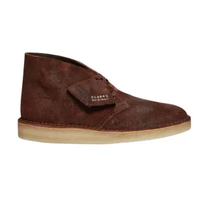 Clarks Men's Desert Coal Chukka Boot, British Tan Suede