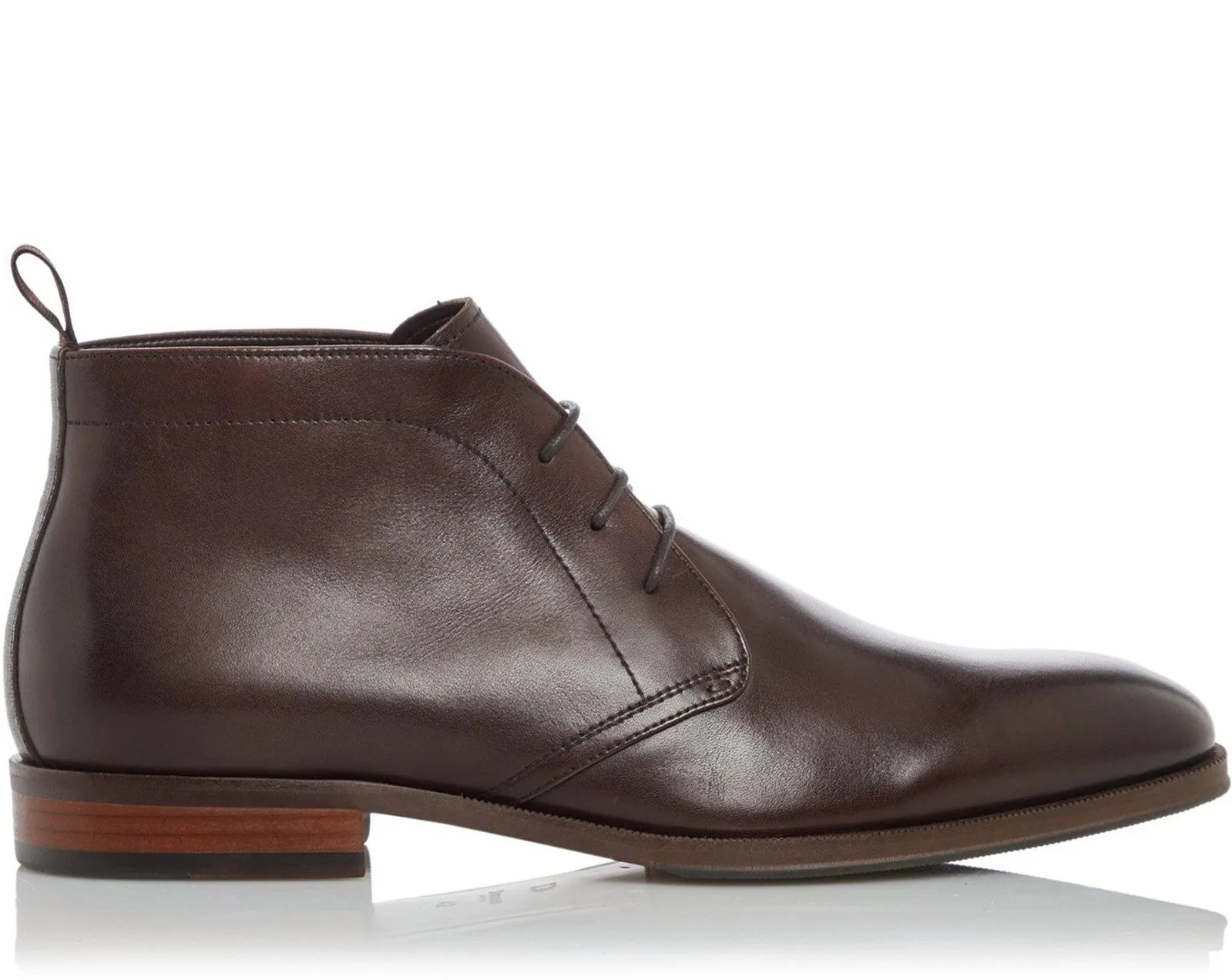 Dune Marvin Mens Leather Chukka Boot
