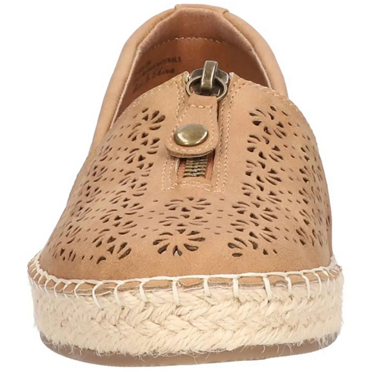 Easy Street Womens Zenon Faux Suede Slip On Espadrilles