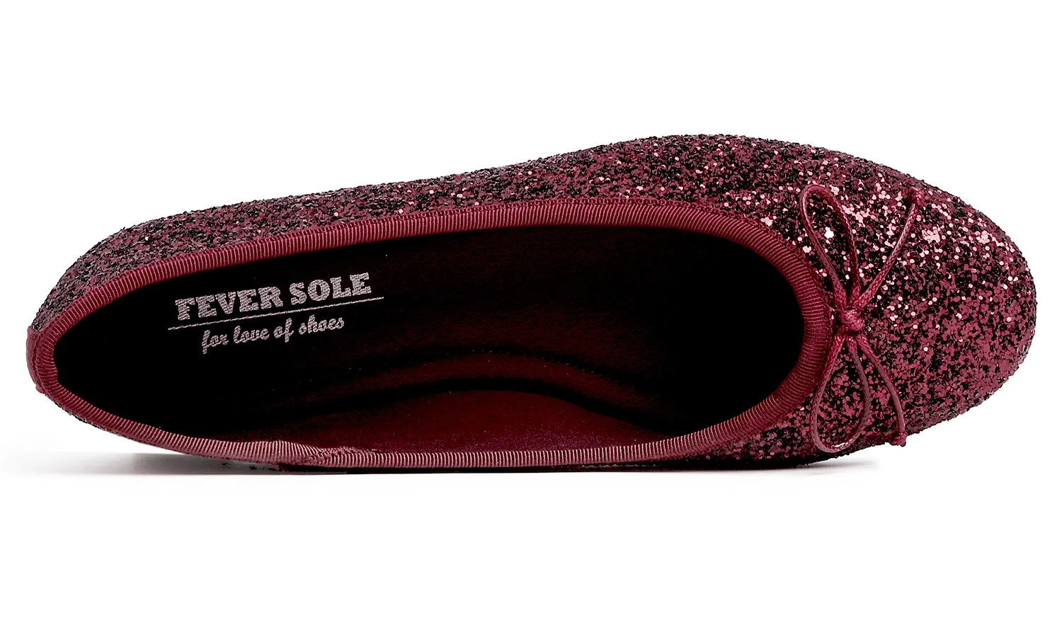 Feversole Women's Sparkle Memory Foam Cushioned Colorful Shiny Ballet Flats Glitter