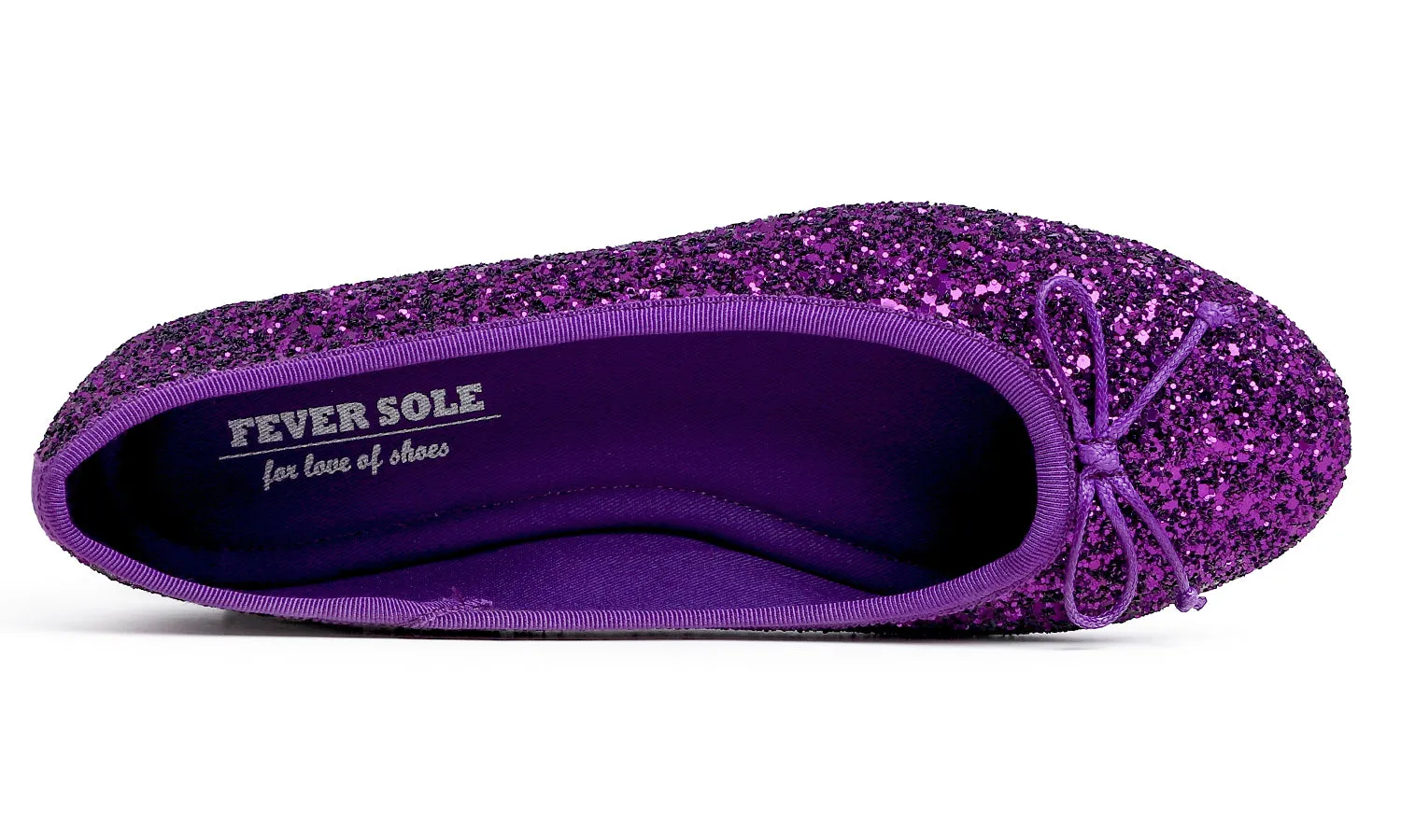 Feversole Women's Sparkle Memory Foam Cushioned Colorful Shiny Ballet Flats Glitter