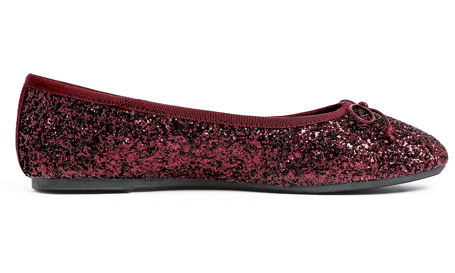 Feversole Women's Sparkle Memory Foam Cushioned Colorful Shiny Ballet Flats Glitter
