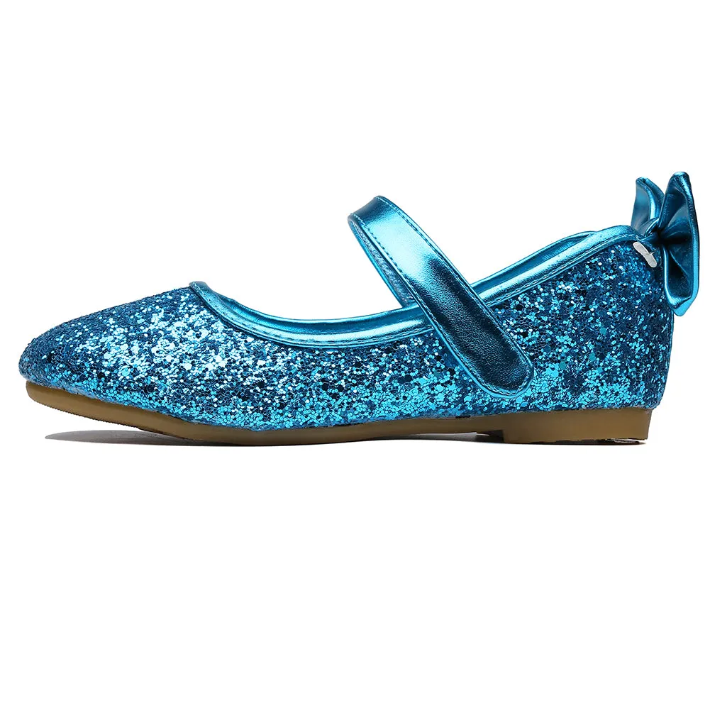 Glitter Ballet Flat Girls Mary Jane Party Dress Shoe