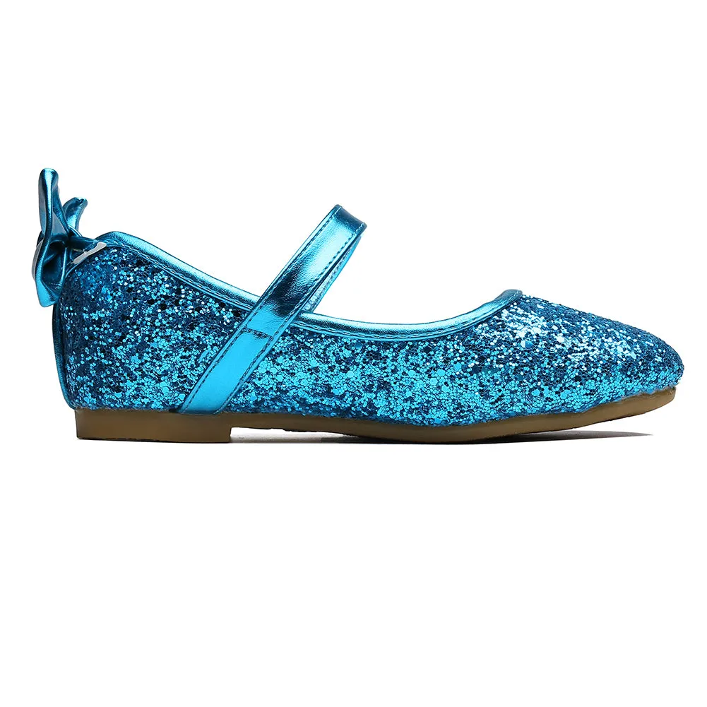 Glitter Ballet Flat Girls Mary Jane Party Dress Shoe