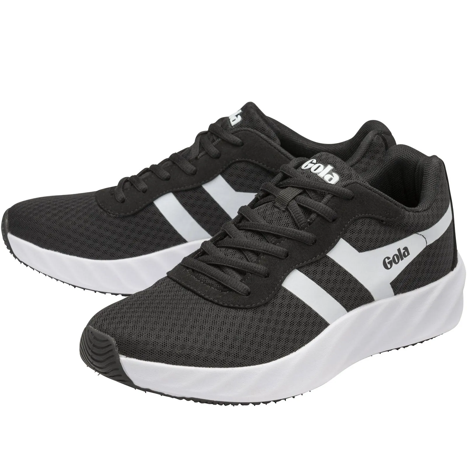Gola Performance Mens Draken Mesh Running Trainers - Black
