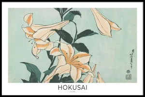 Hokusai - Lilies
