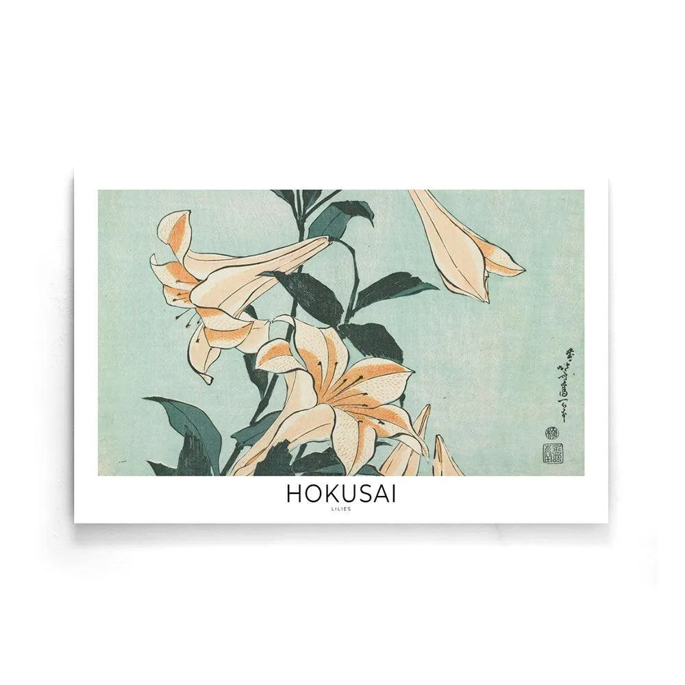 Hokusai - Lilies