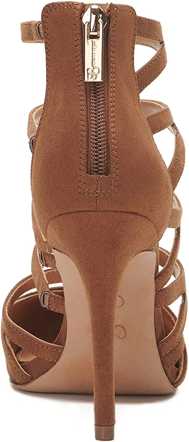 Jessica Simpson Parminda Tobacco Pointed Toe Stiletto Heel Strappy Fashion Pumps