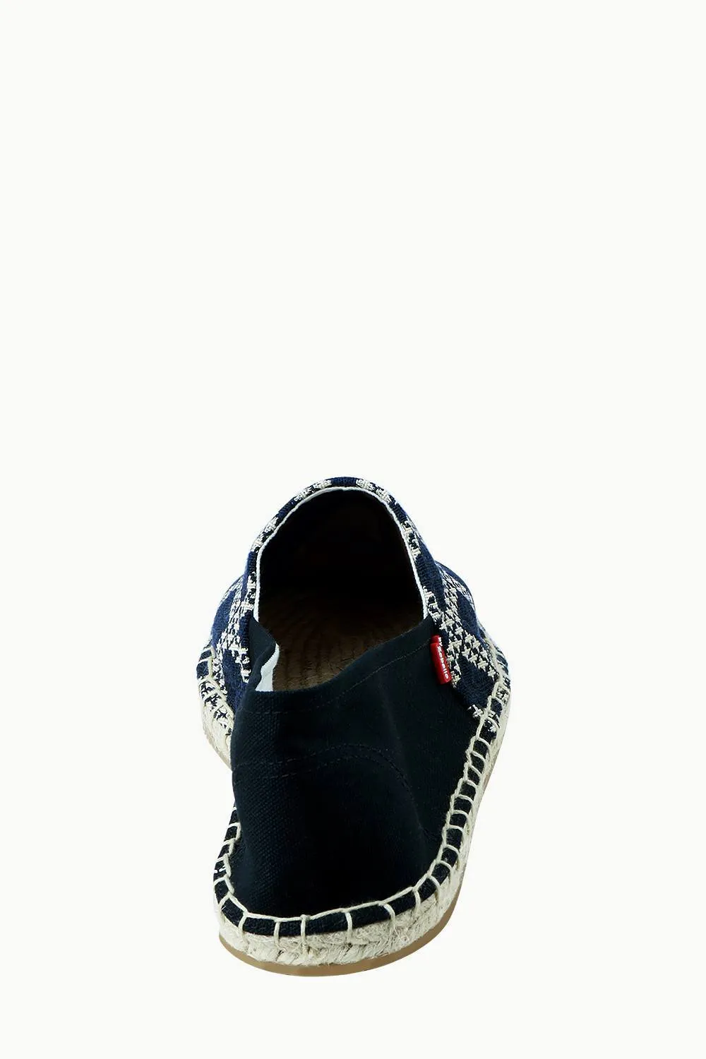 Men's Diagonal Check Print Espadrilles