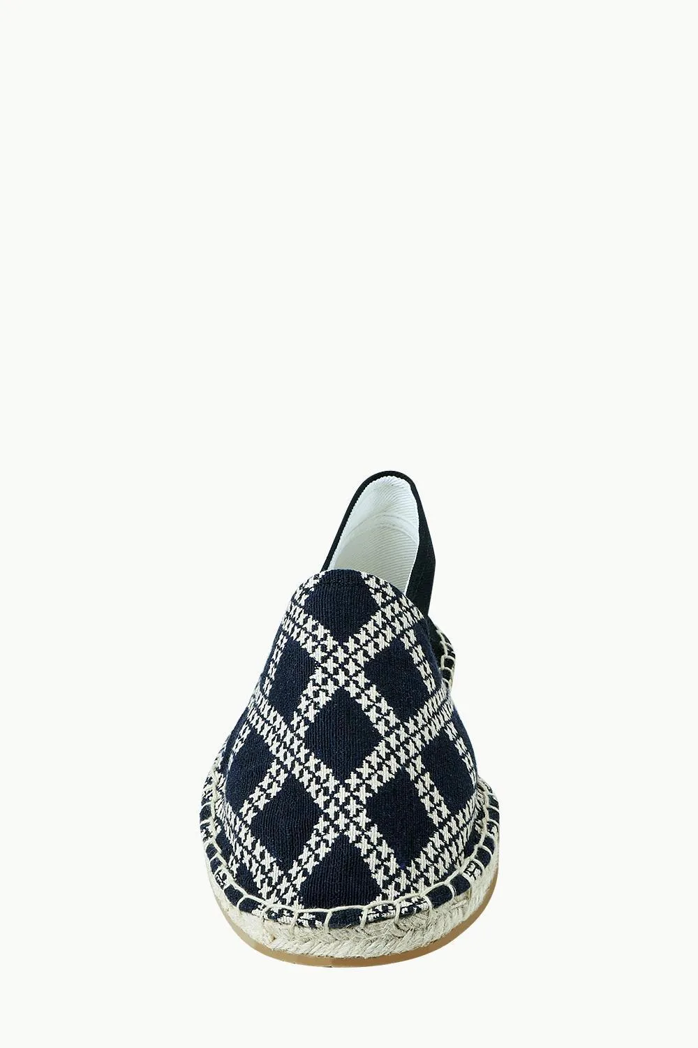 Men's Diagonal Check Print Espadrilles