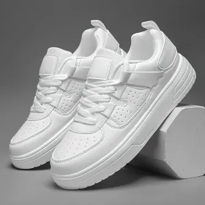 Men's Stylish Casual Lightweight Lace-Up Trainers with Thick Sole | Perfect for All Seasons