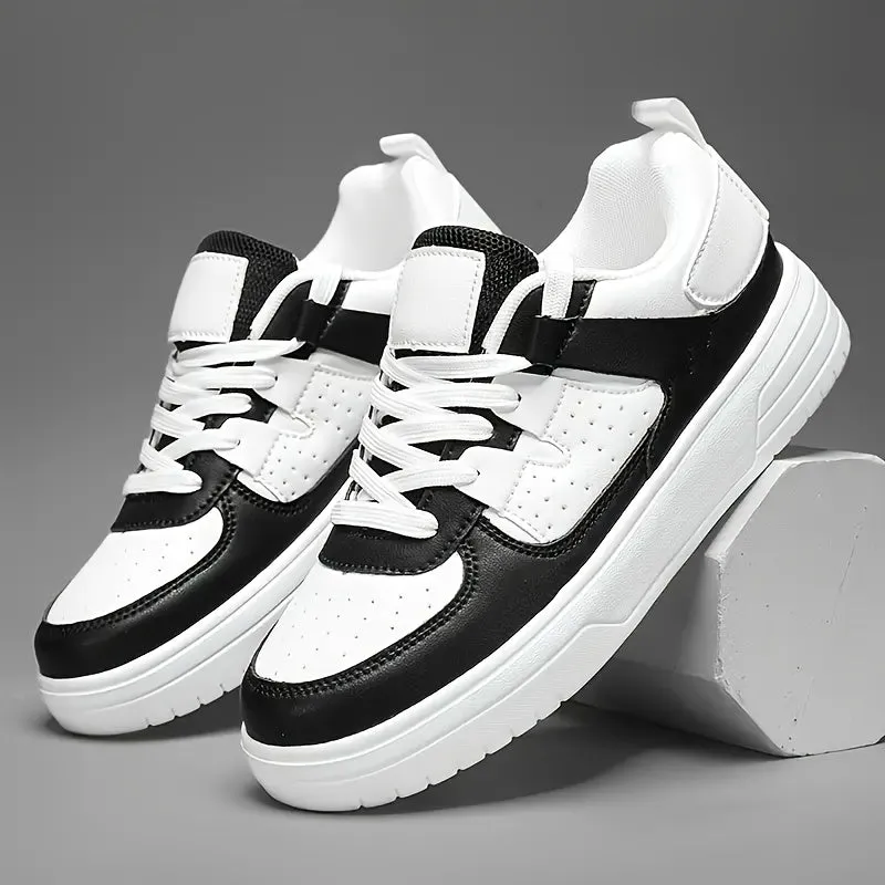 Men's Stylish Casual Lightweight Lace-Up Trainers with Thick Sole | Perfect for All Seasons