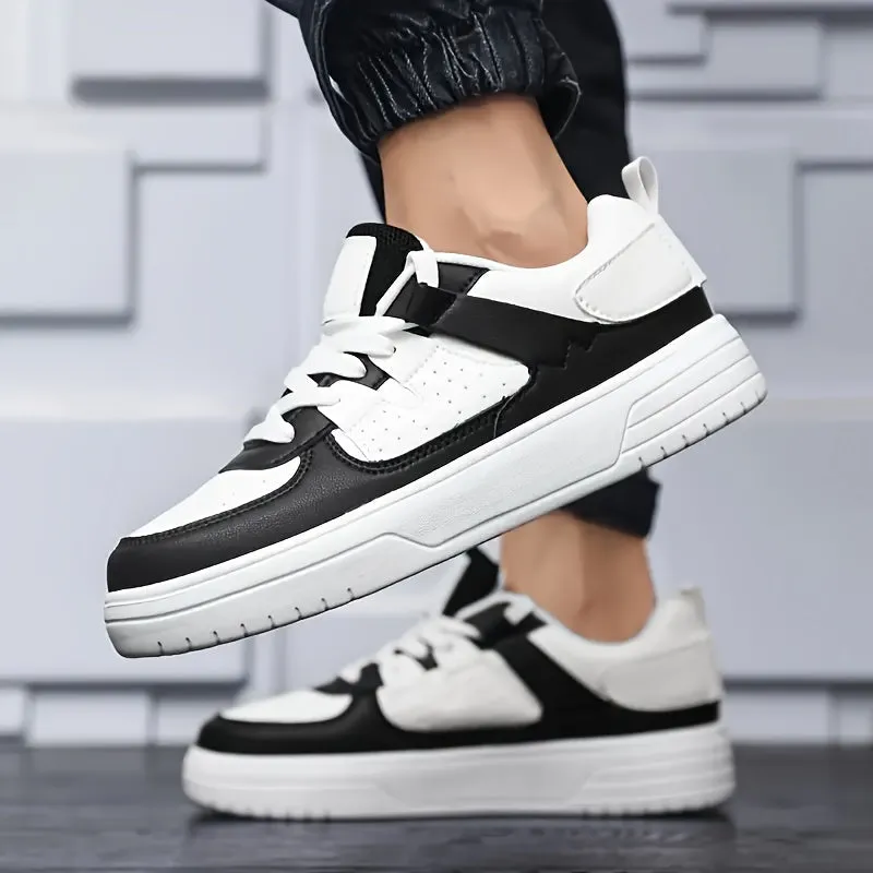 Men's Stylish Casual Lightweight Lace-Up Trainers with Thick Sole | Perfect for All Seasons