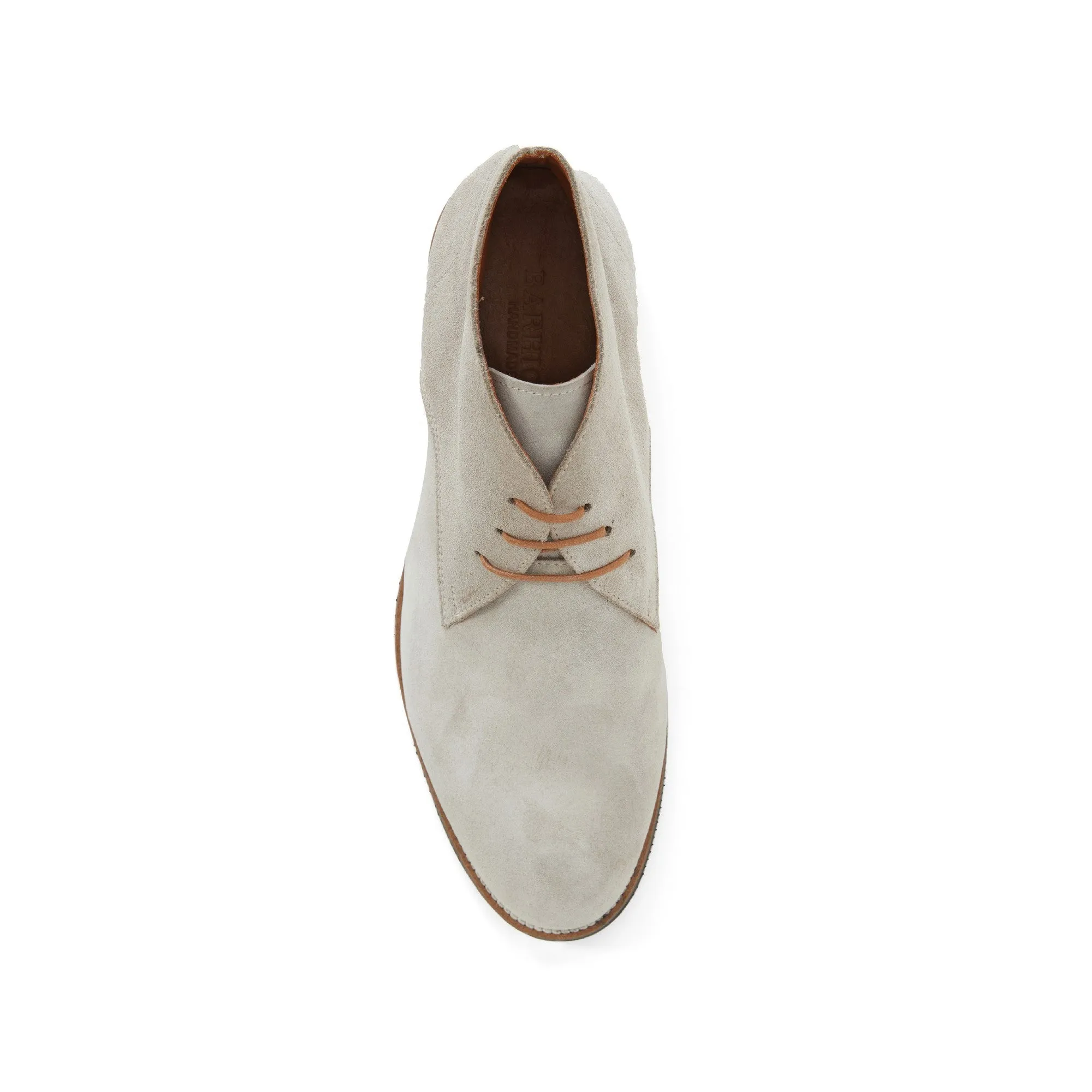Men's Suede Calf Leather Handmade Derby Boots M10006