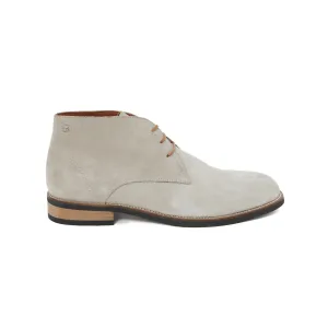 Men's Suede Calf Leather Handmade Derby Boots M10006