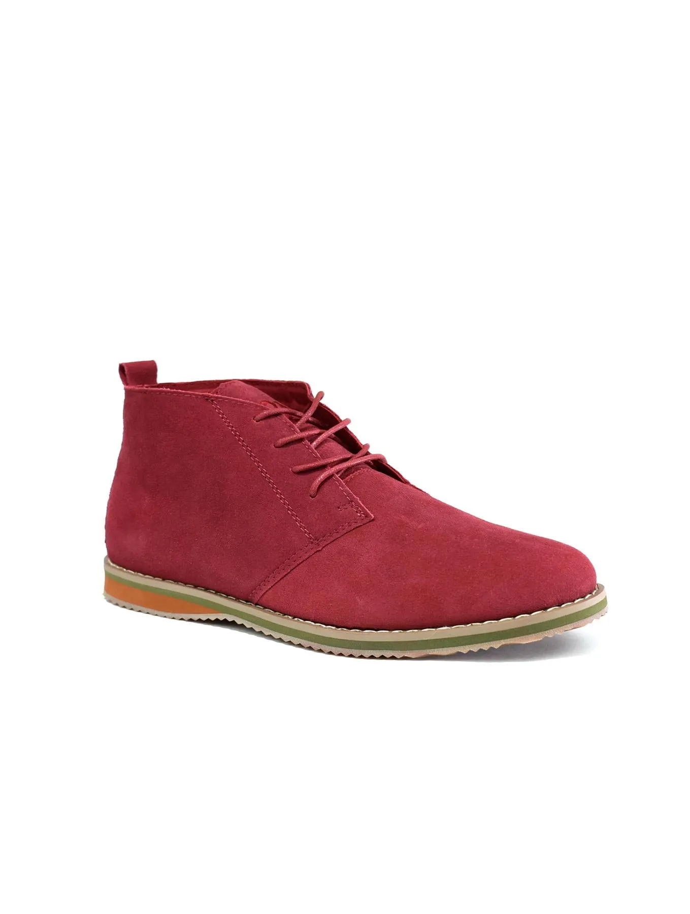 Men's Suede Desert Boot Red