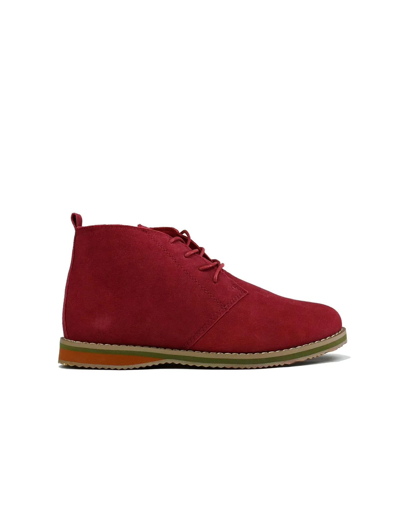 Men's Suede Desert Boot Red