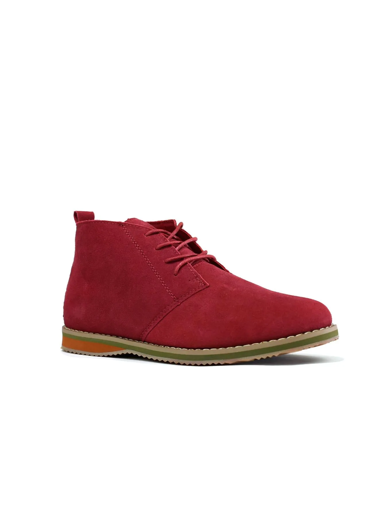 Men's Suede Desert Boot Red