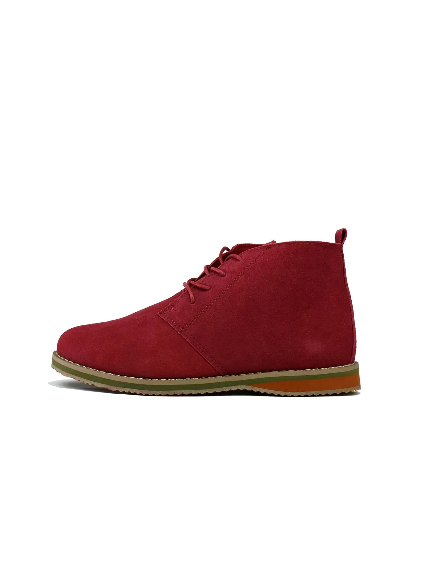 Men's Suede Desert Boot Red