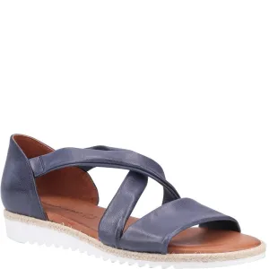 Navy Gemma Espadrille Wedges