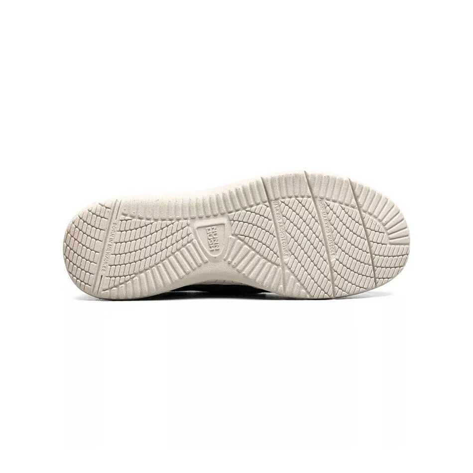 NUNN BUSH CONWAY EZ CANVAS MOC TOE SLIP ON STONE - MENS