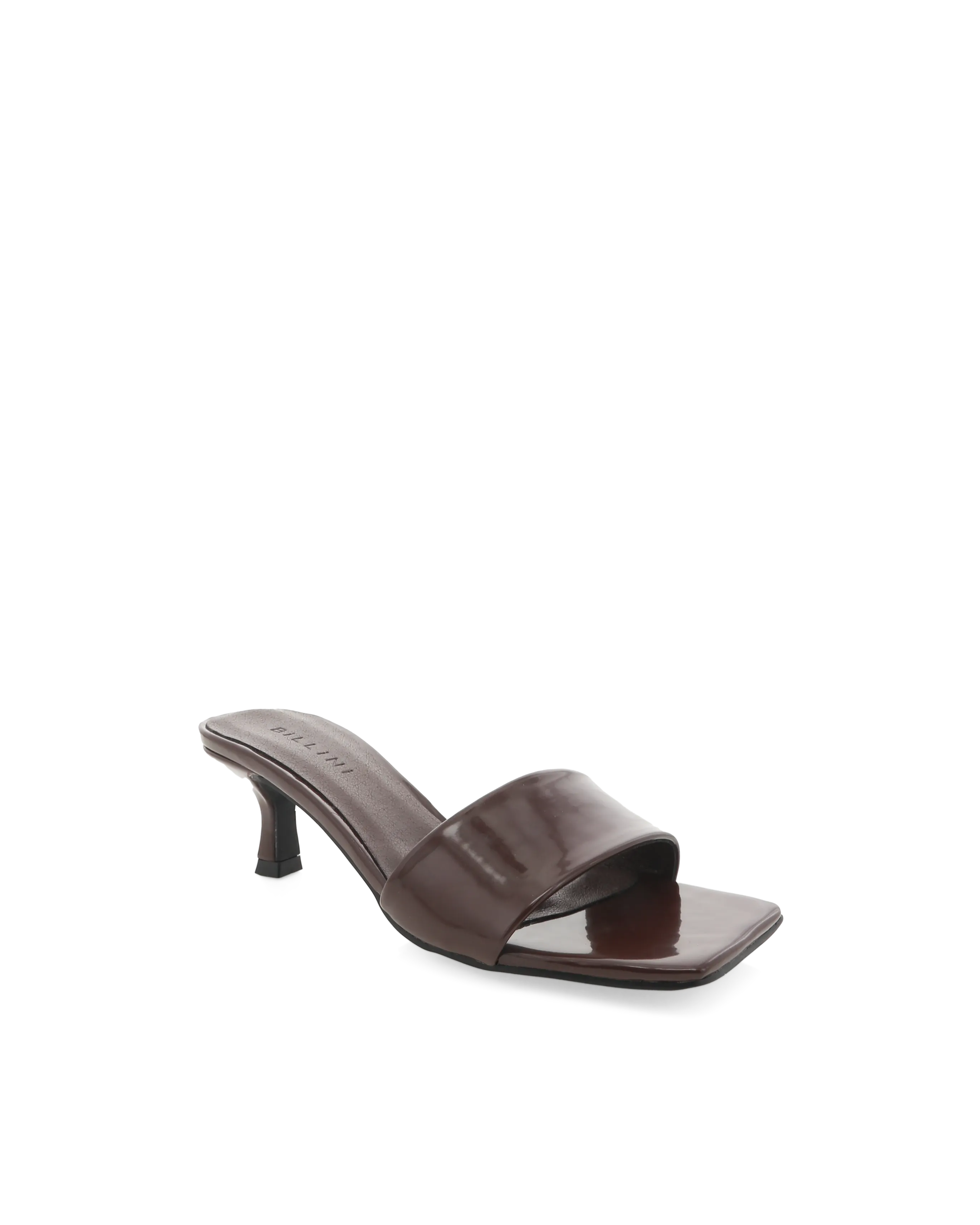 Olga Heels - Choc Shine