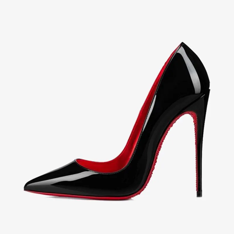 Patent Leather Pumps Sparkling Sole