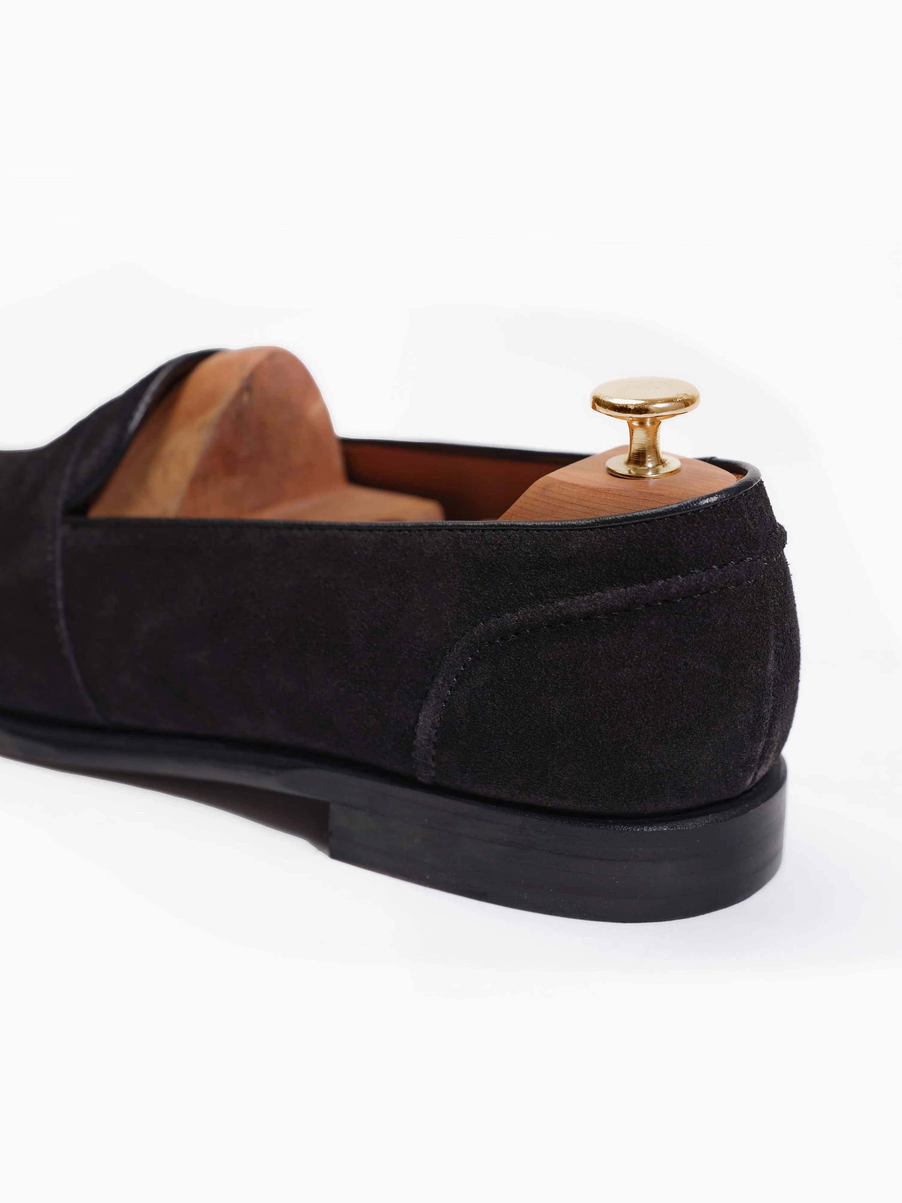 Penny Loafers Black Suede