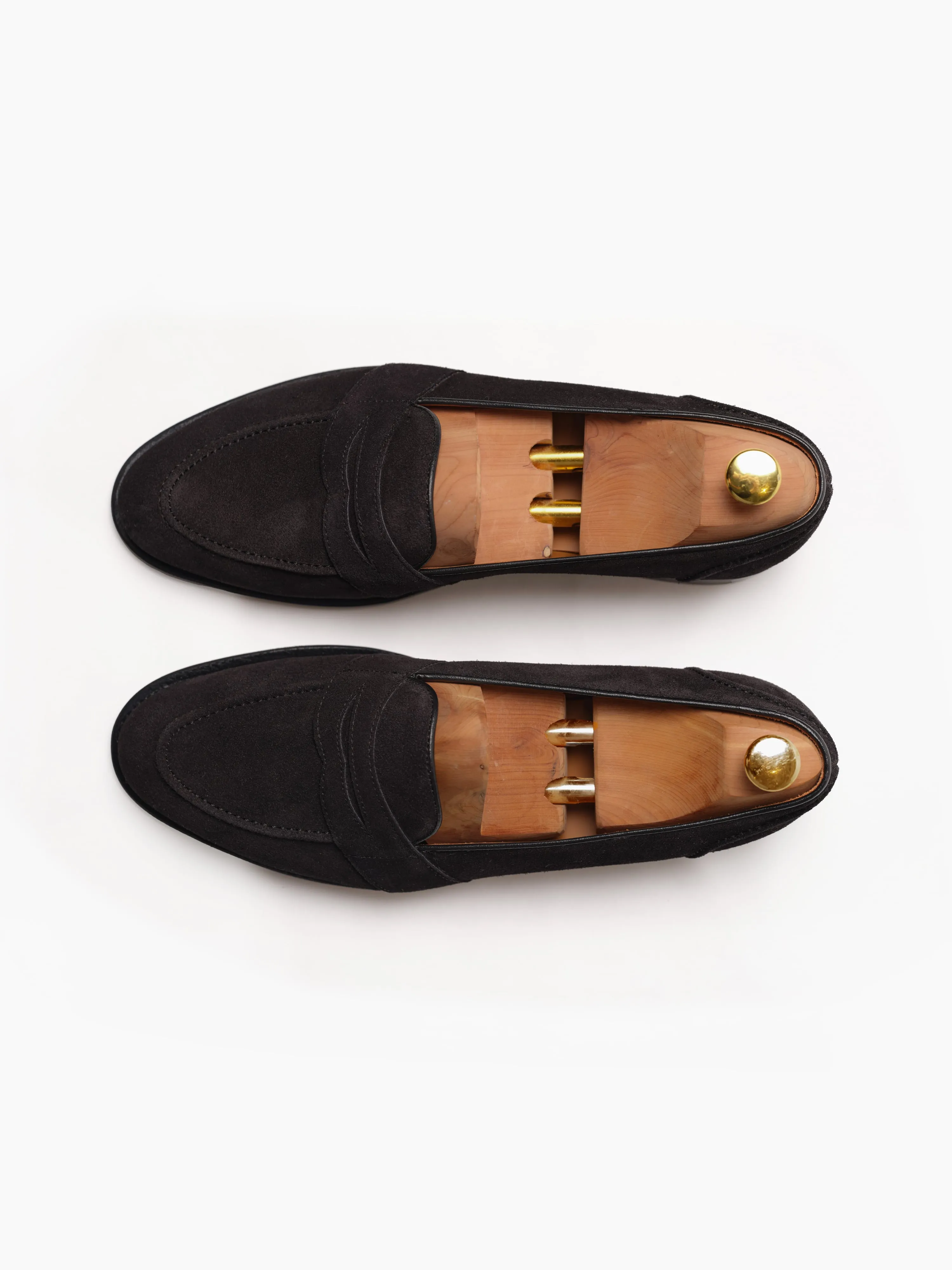 Penny Loafers Black Suede