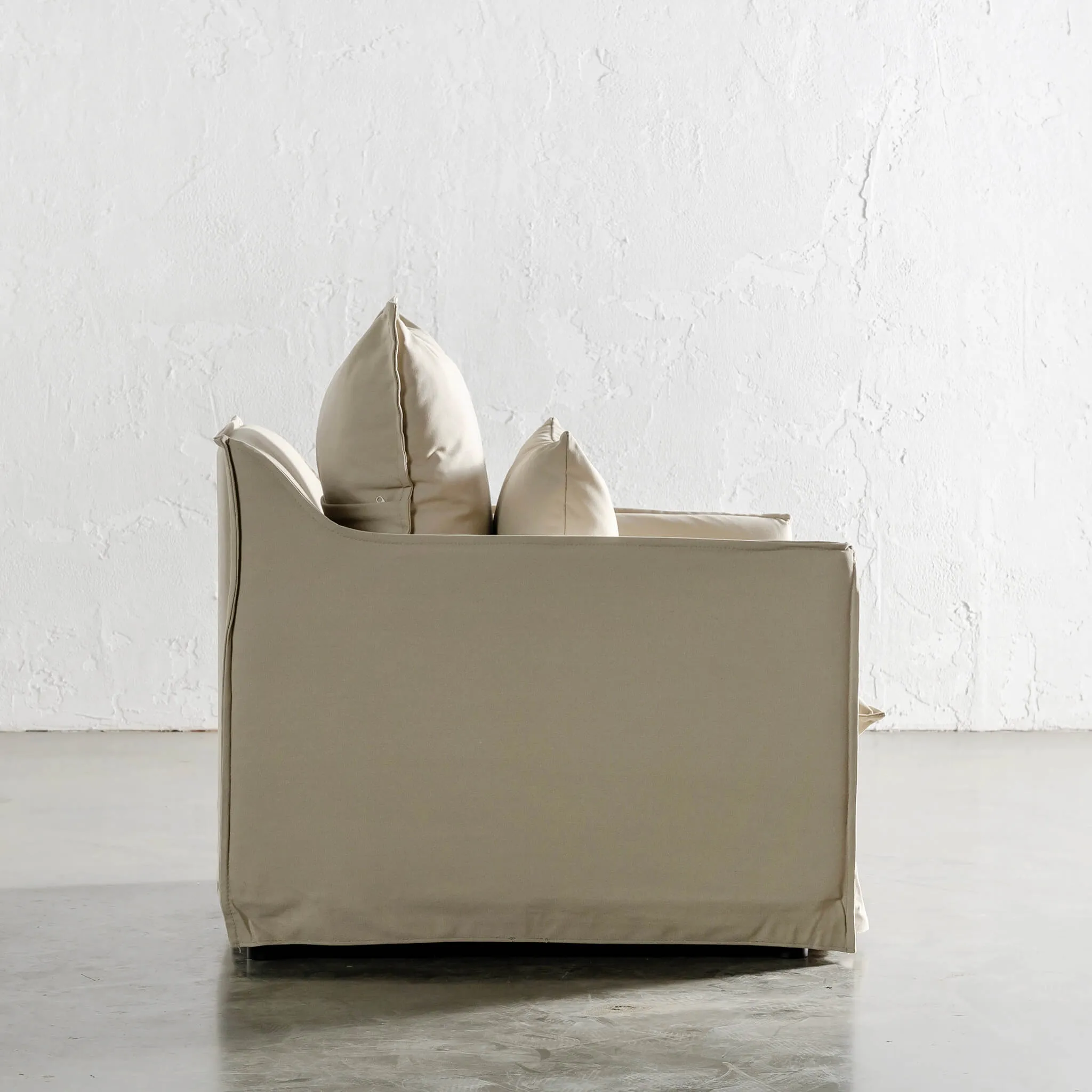 SEVILLA SLIP COVER ARMCHAIR   |  STOWE SAND