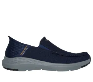 Skechers Men's Parson Ralven Slip Ons- Navy