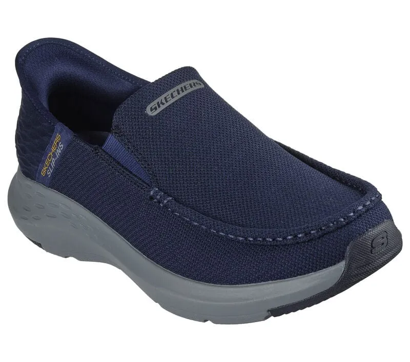 Skechers Men's Parson Ralven Slip Ons- Navy