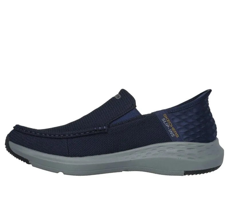 Skechers Men's Parson Ralven Slip Ons- Navy