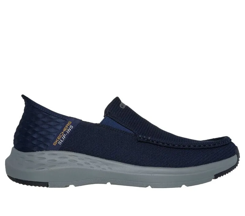 Skechers Men's Parson Ralven Slip Ons- Navy