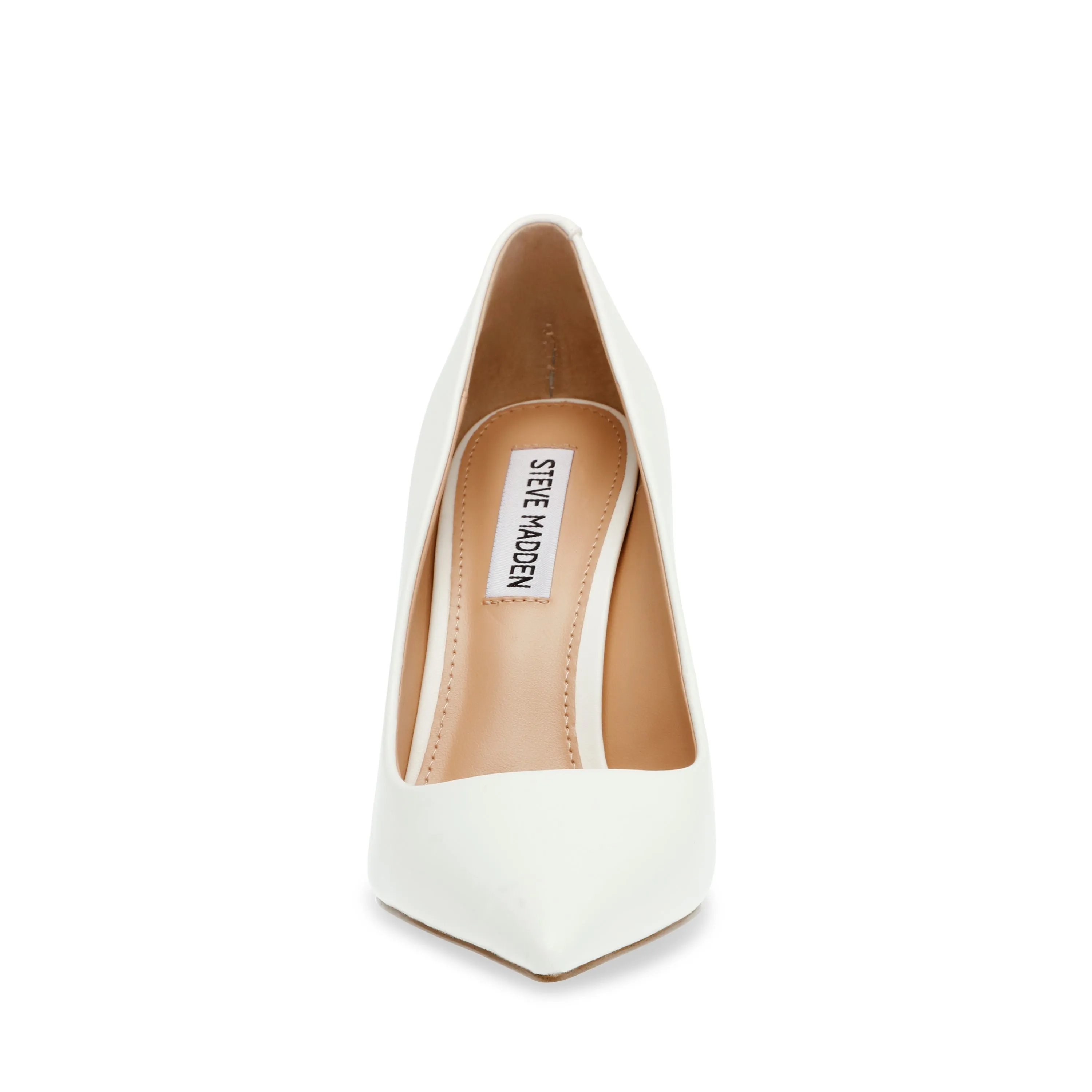 Steve Madden Vala White Paris Fashion High Heel Pointed Toe Stiletto Pumps