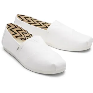 Toms Classic Alpargata Slip On Recycled Cotton Canvas Shoes