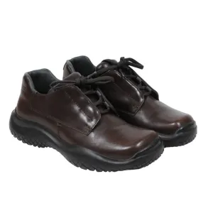 Vintage Chunky Derby Brown Leather AW99 Vibram Square Toe