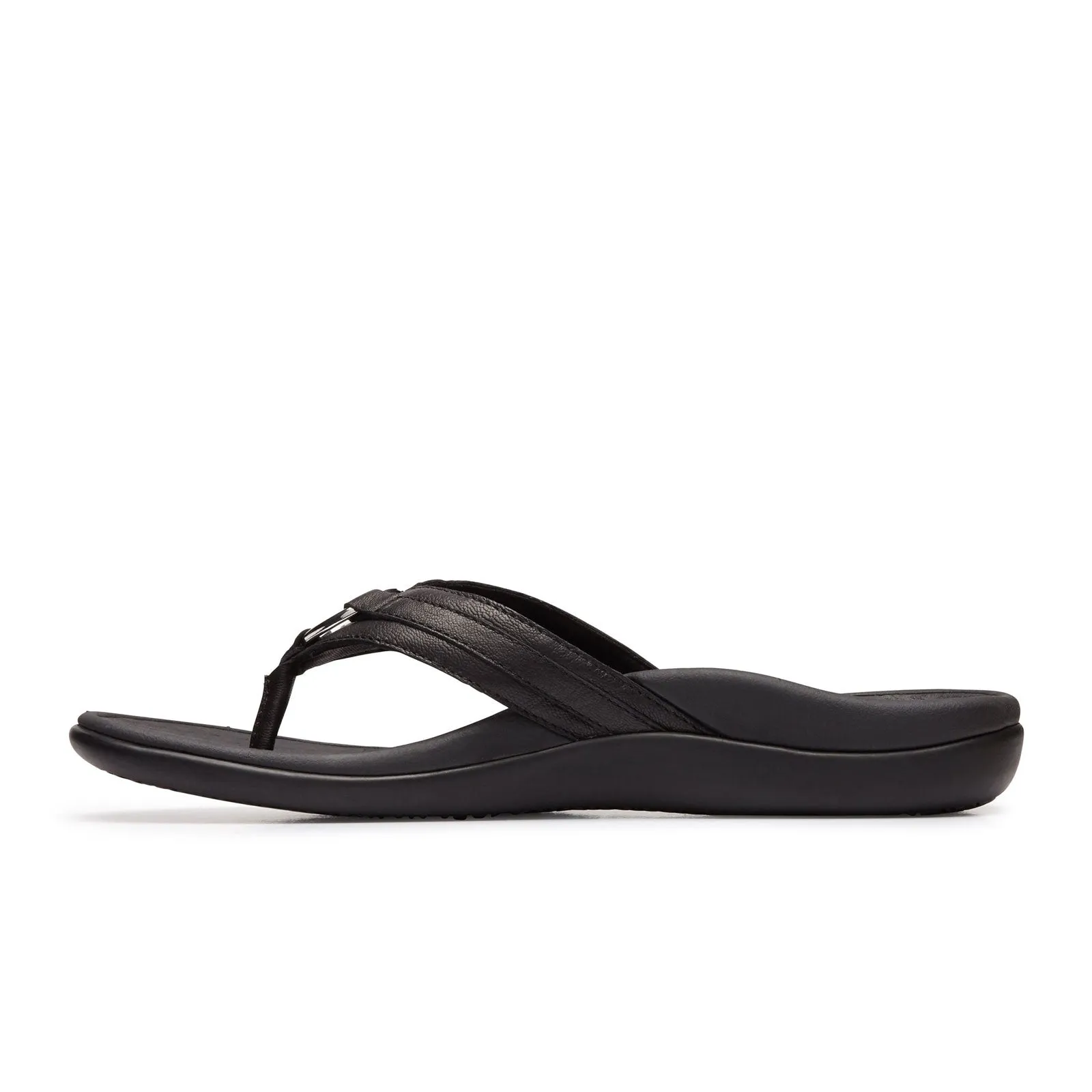 Vionic Aloe Sandal (Women) - Black Nappa Leather