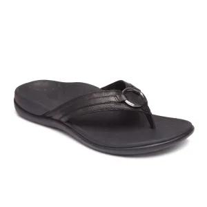 Vionic Aloe Sandal (Women) - Black Nappa Leather